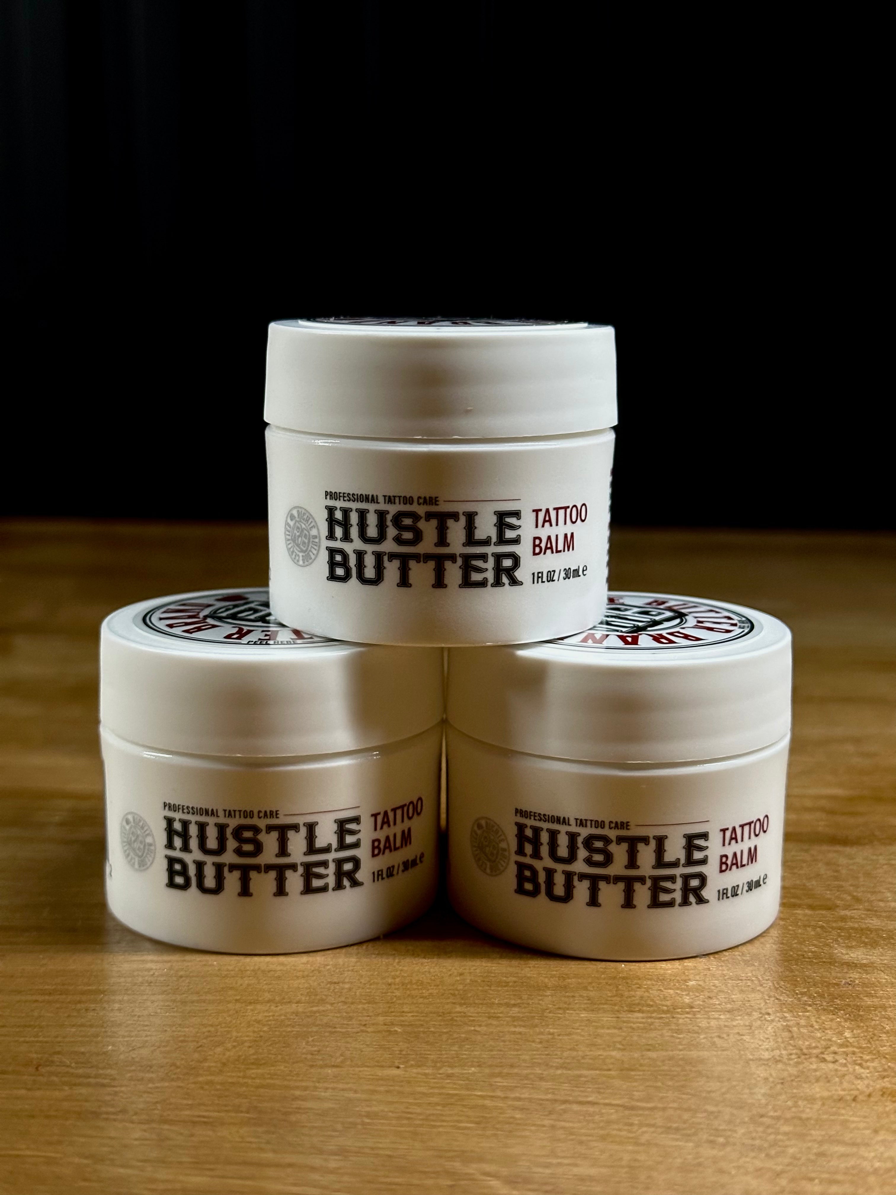 1oz Hustle Butter Tattoo Balm – Premium Tattoo Aftercare