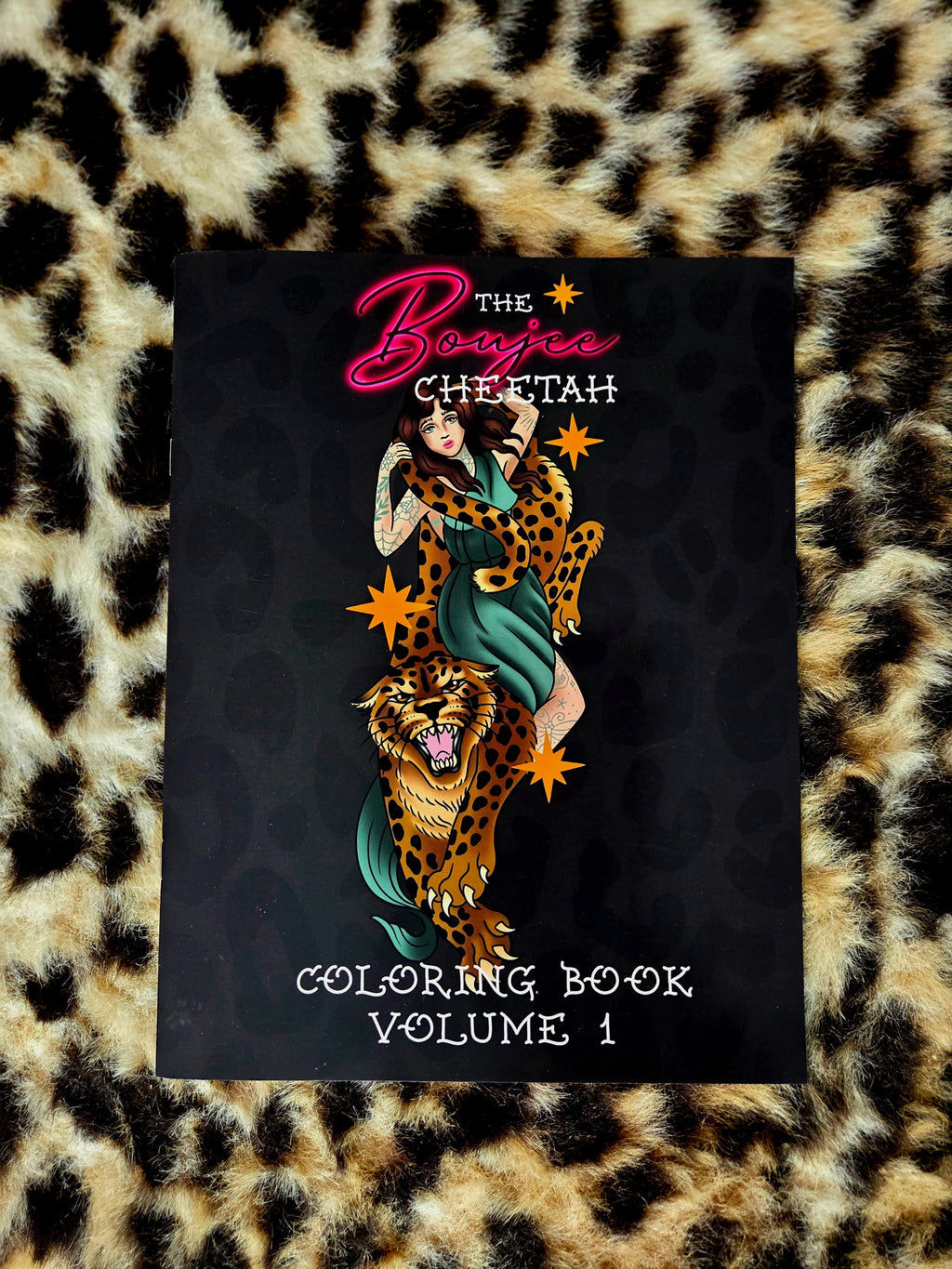 The Boujee Cheetah Coloring Book-Volume 1
