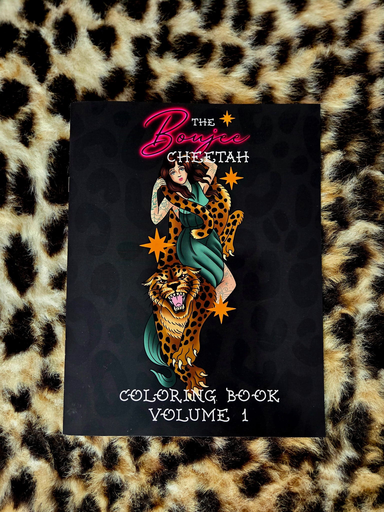 The Boujee Cheetah Coloring Book-Volume 1