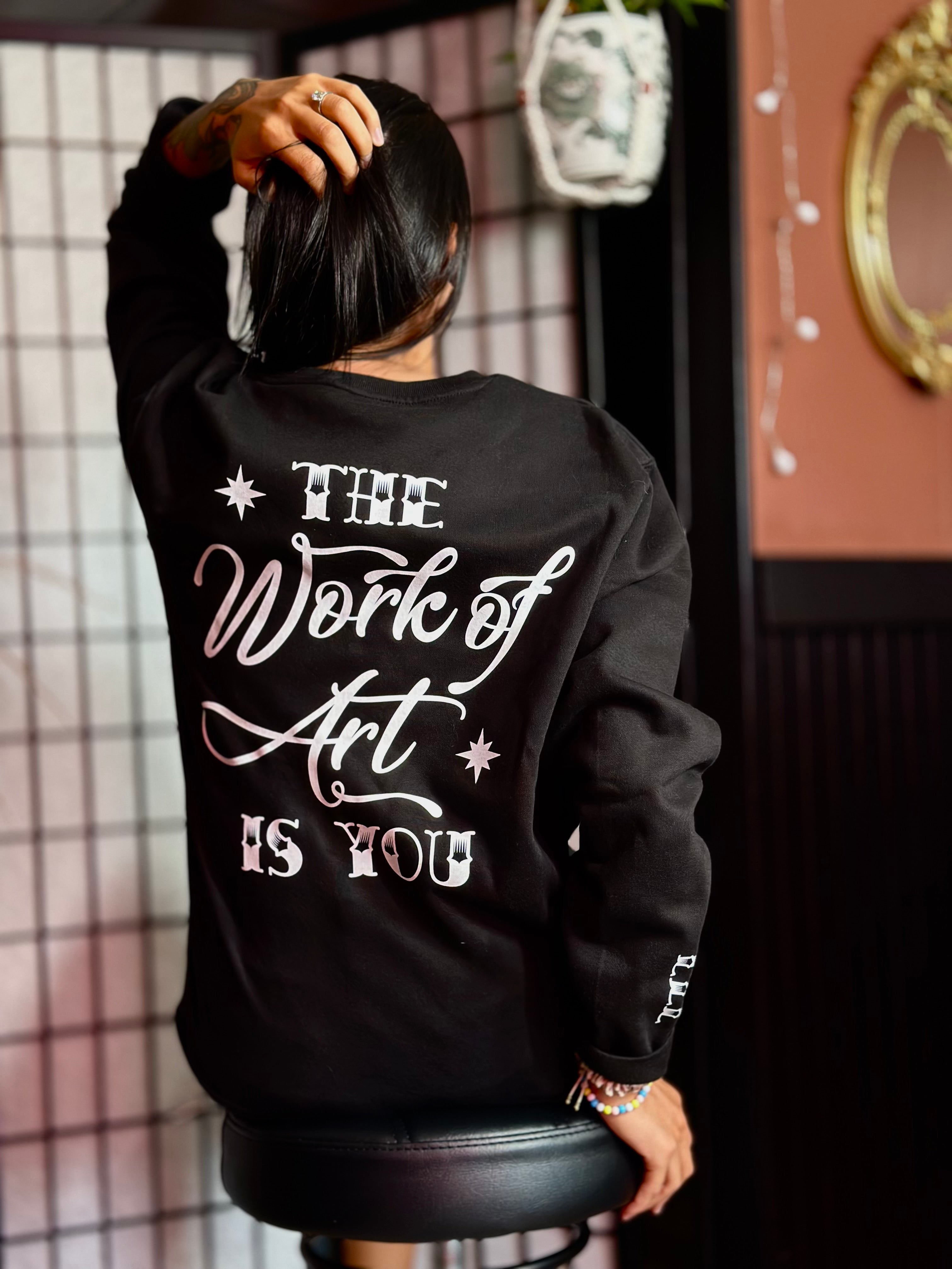 Boujee Cheetah Black Crewneck