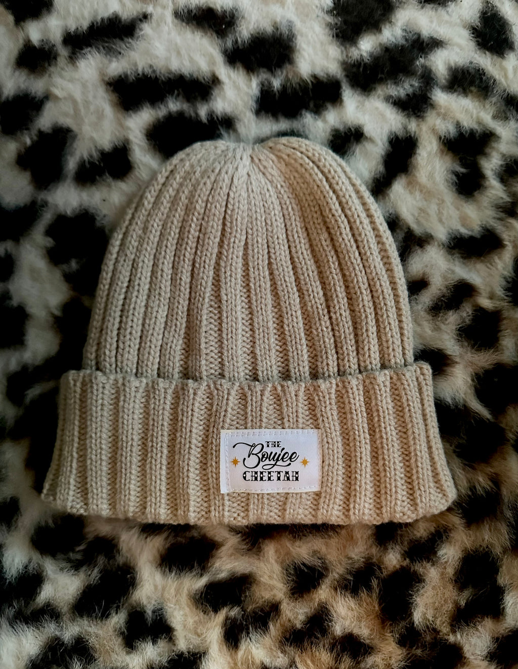 Boujee Beanie Cable Knit