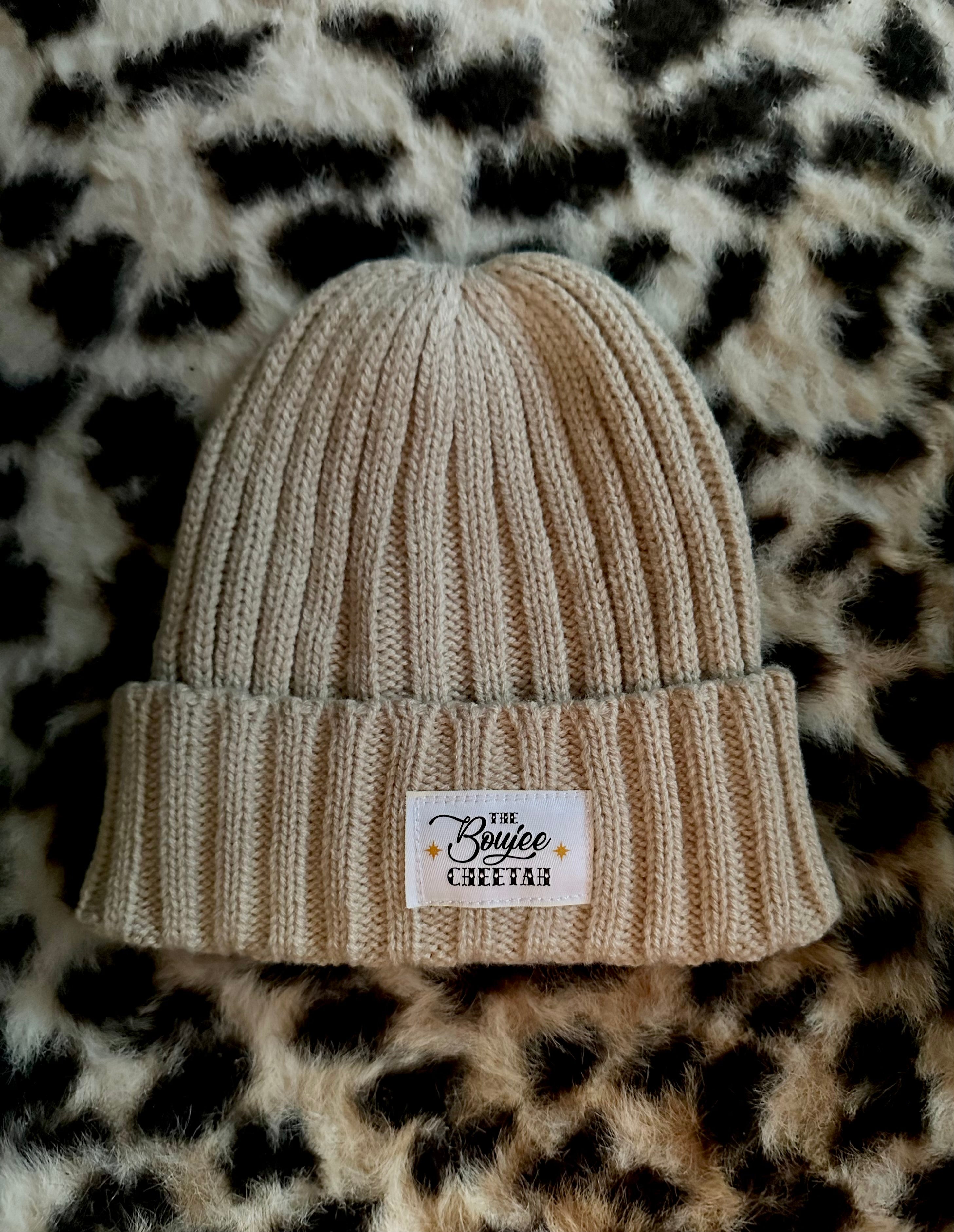 Boujee Beanie Cable Knit