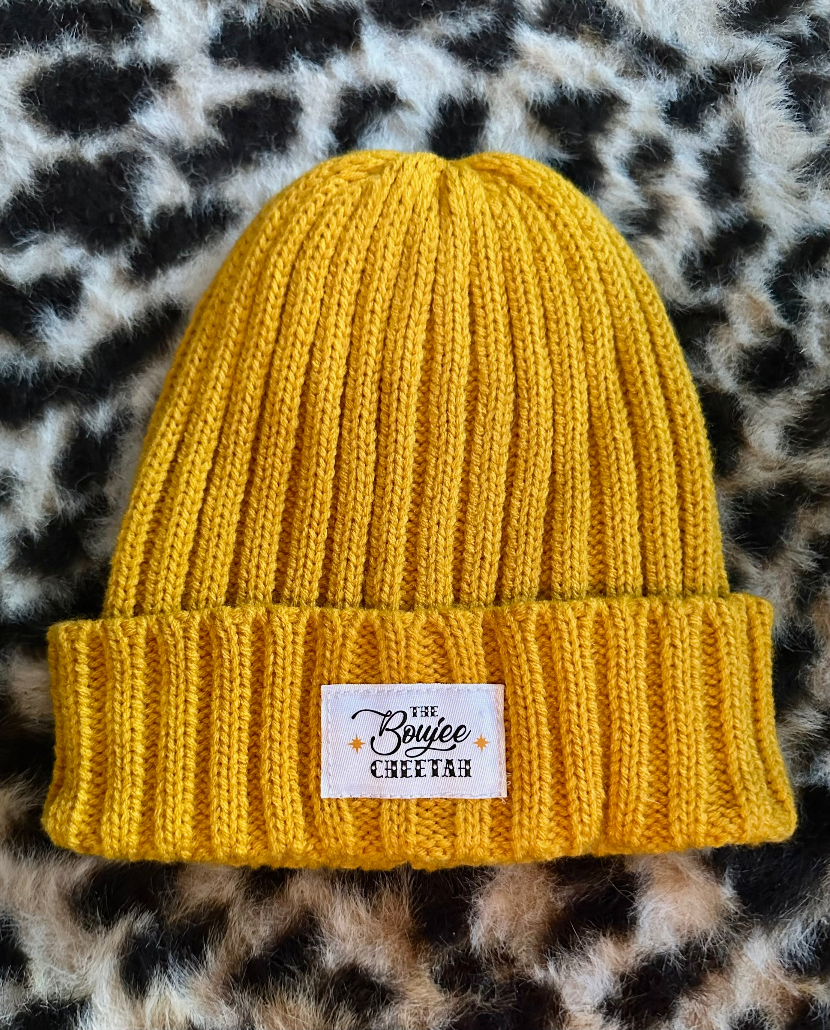 Boujee Beanie Cable Knit