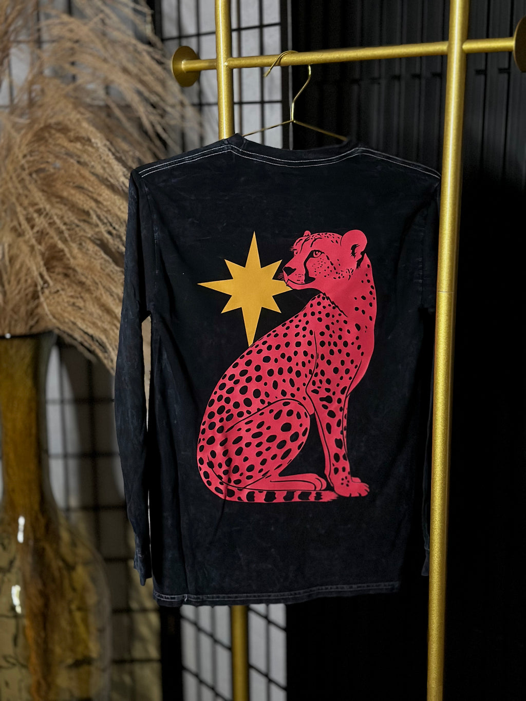 Bright and Boujee Mineral Wash Long Sleeve T-shirt