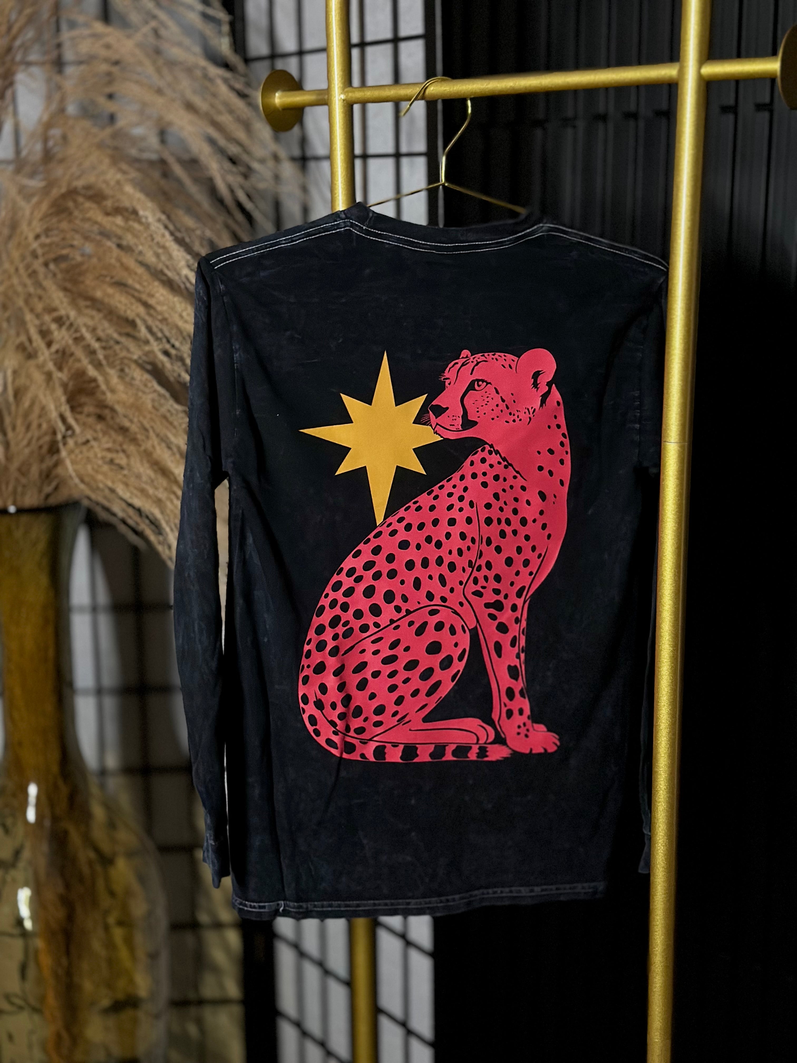 Bright & Boujee Mineral Wash Long Sleeve T-shirt