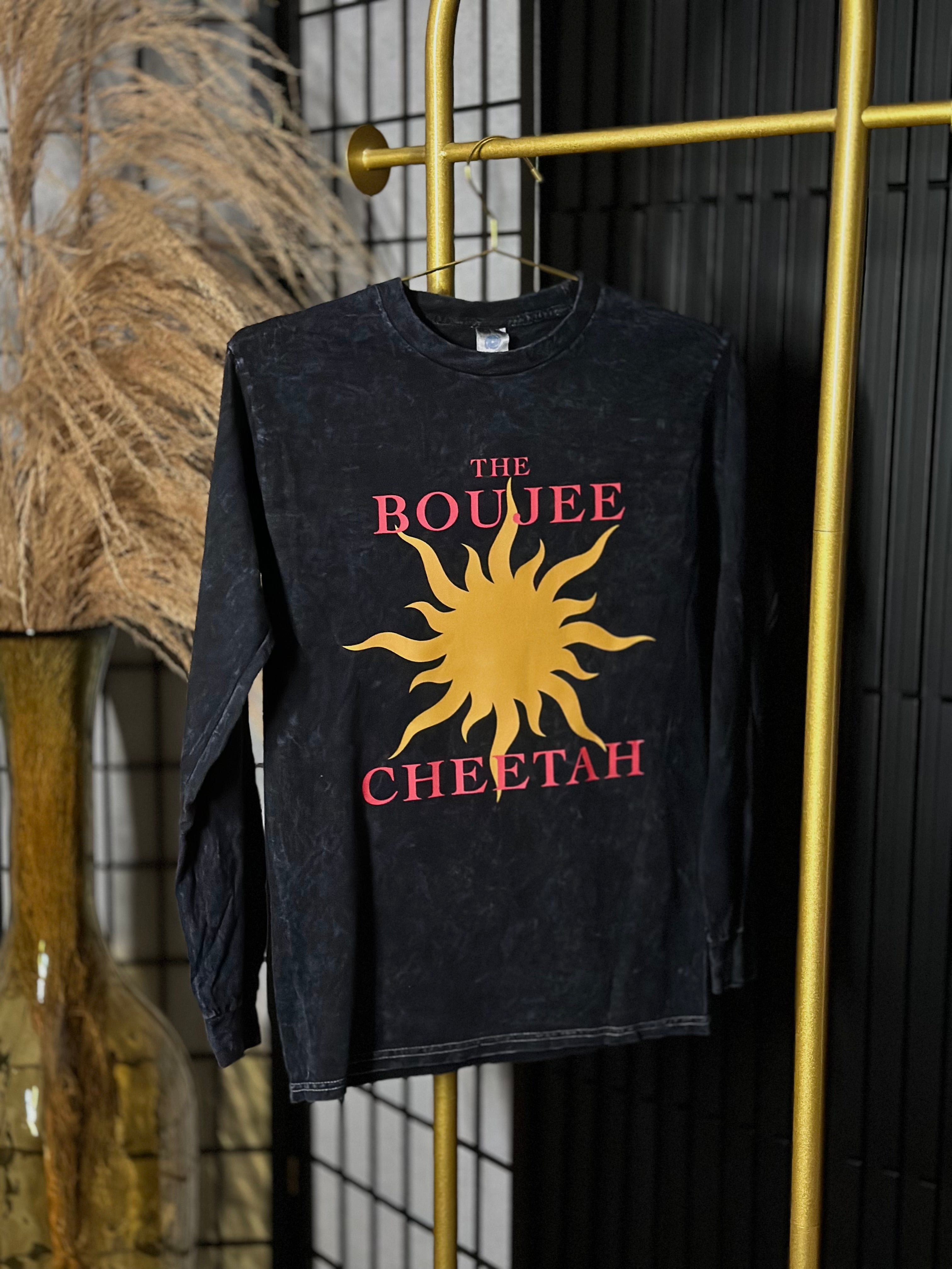 Bright & Boujee Mineral Wash Long Sleeve T-shirt