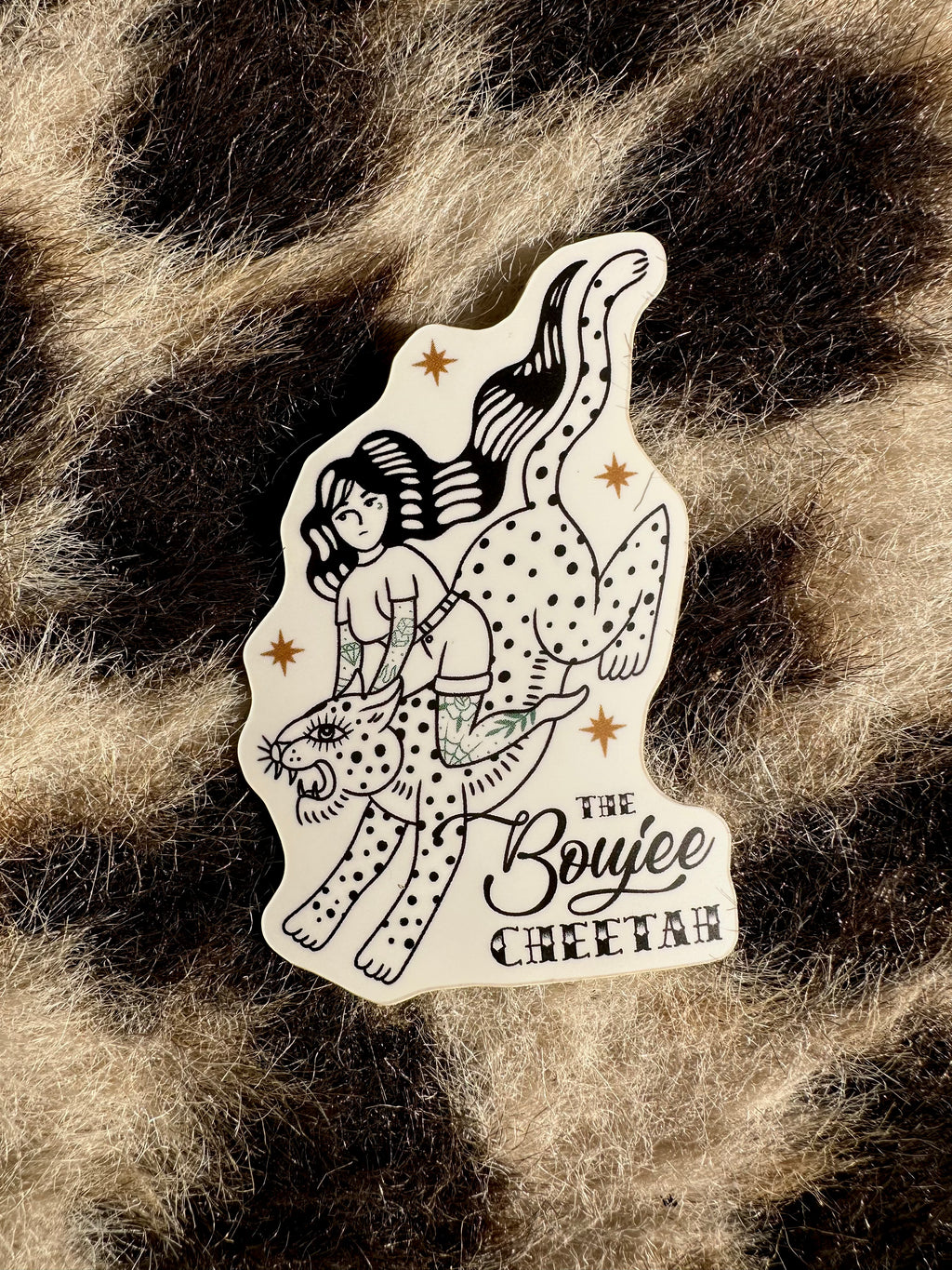 The Boujee Cheetah Stickers