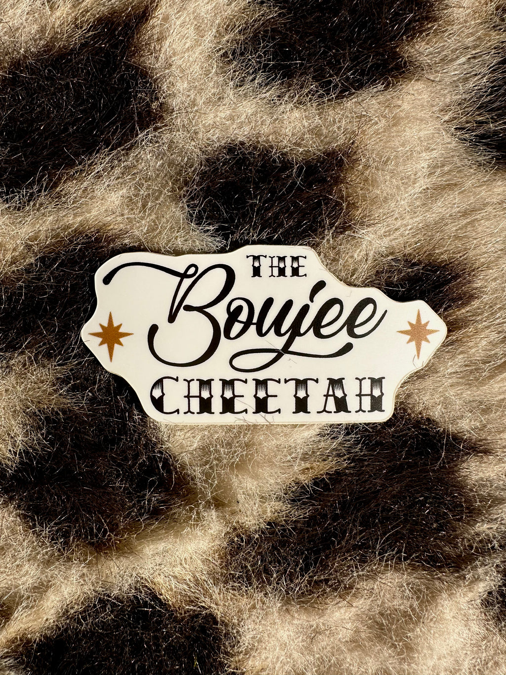 The Boujee Cheetah Stickers