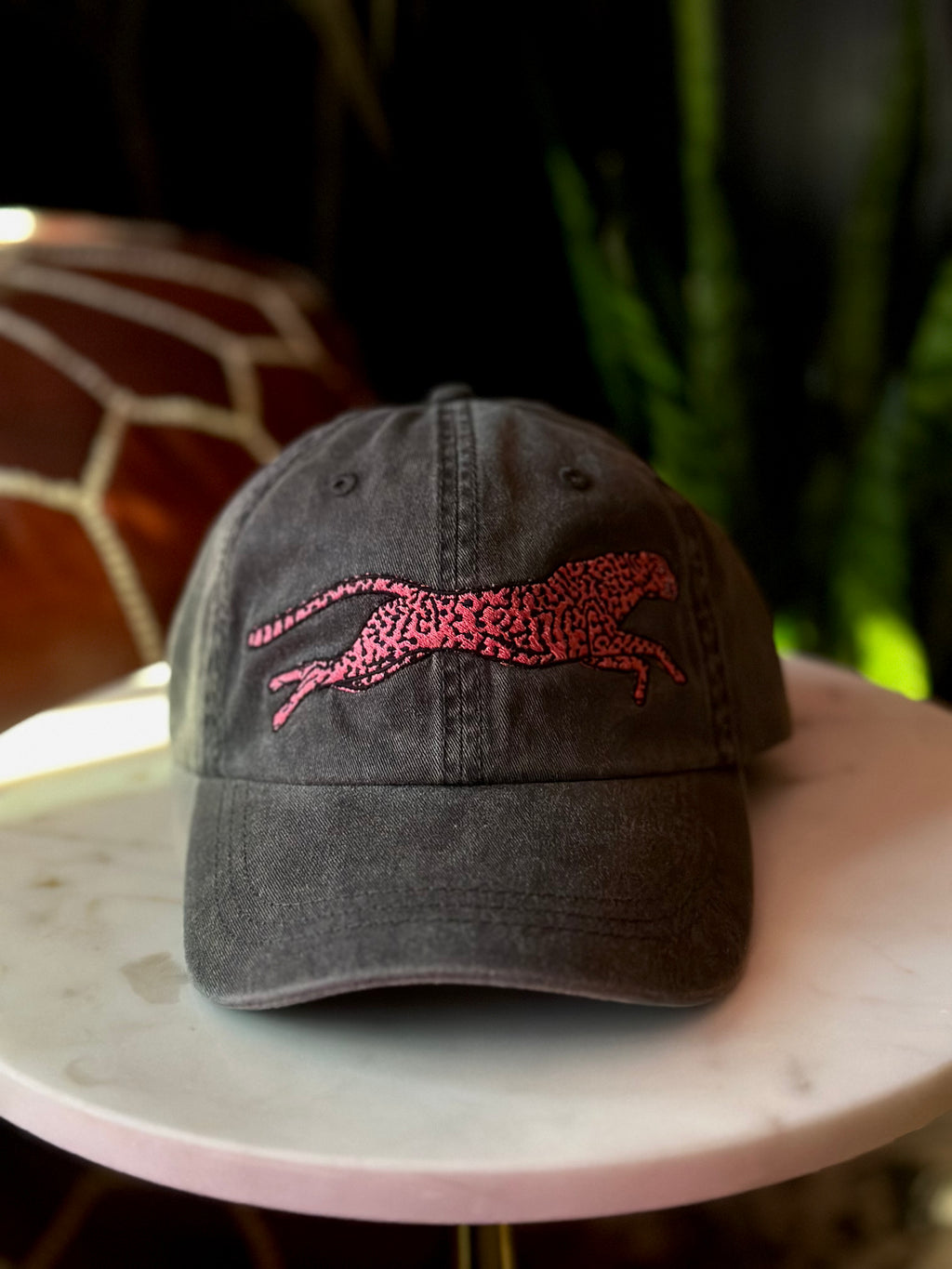 Pink Cheetah Baseball Cap