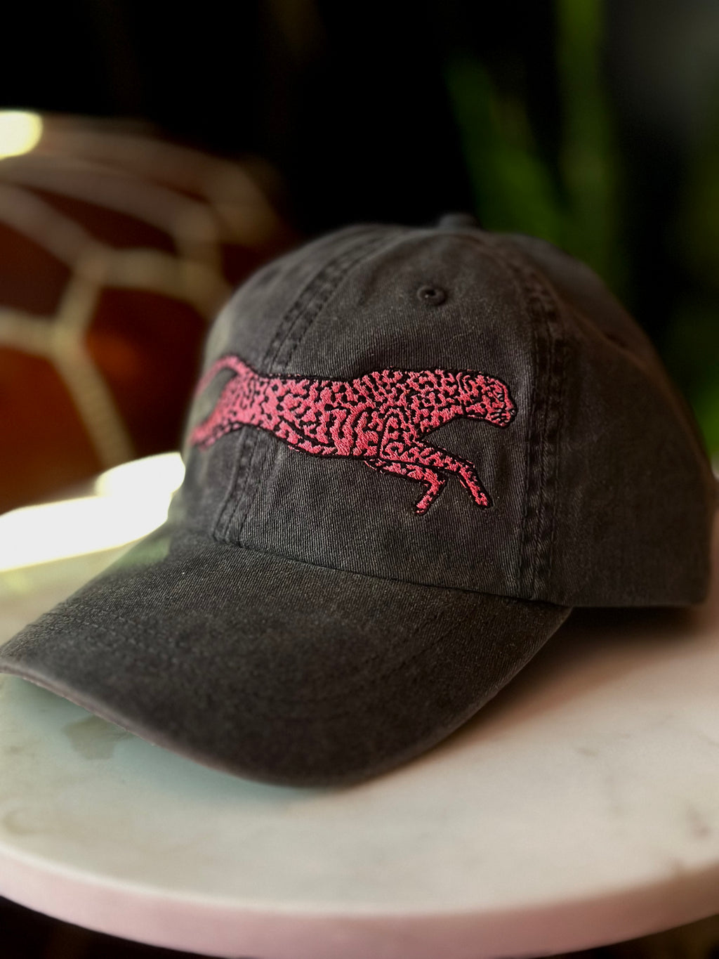 Pink Cheetah Baseball Cap